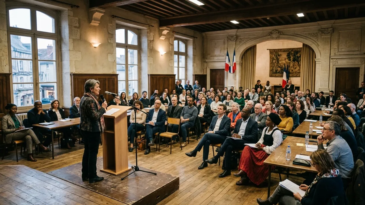 Assemblée générale civique et délibération démocratique des membres